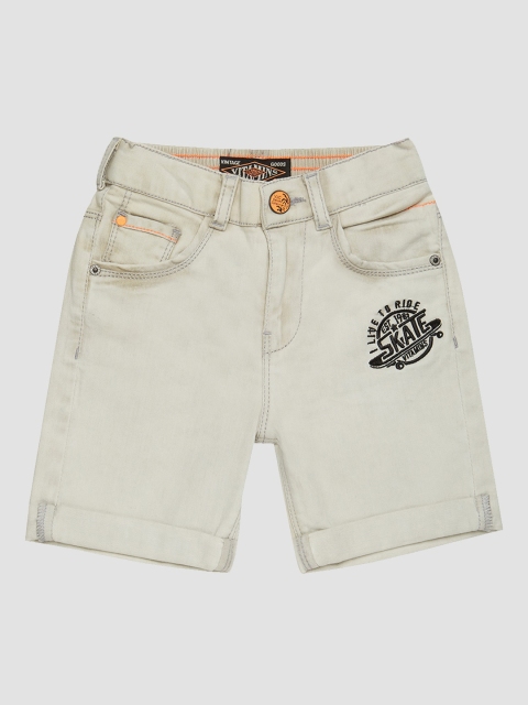 

VITAMINS Boys Grey Denim Shorts