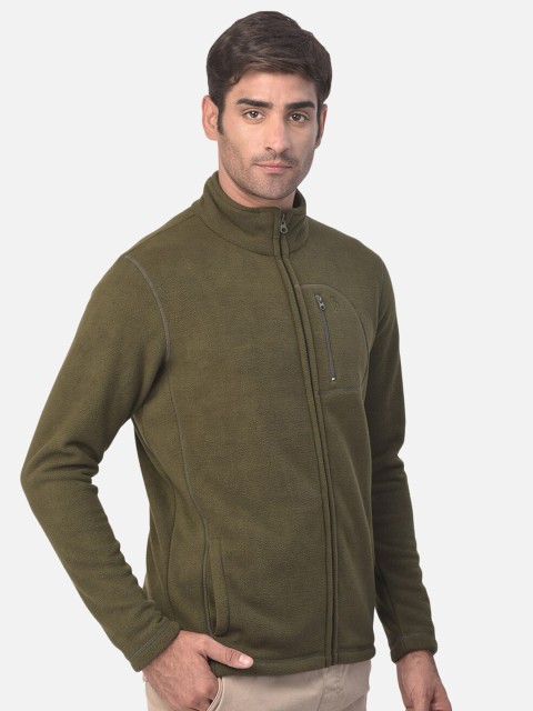 

Woodland Men Olive Green Sweatshirt