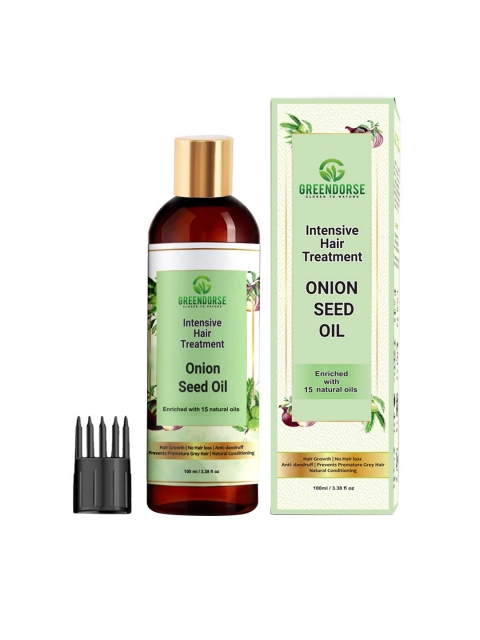 

GREENDORSE 15-in-1 Intensive Hair Treatment Onion Hair Oil 100 ml, Green