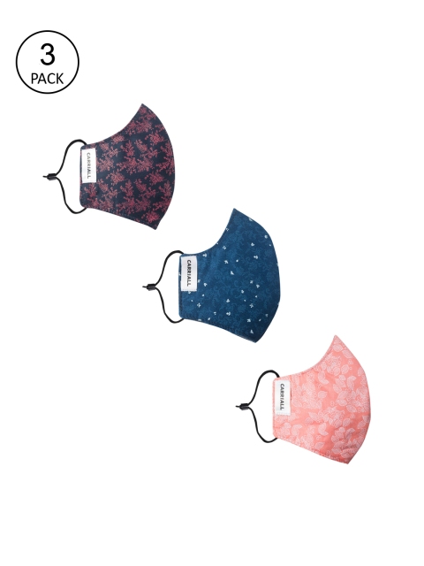 

Carriall Assorted Pack of 3 Large 3 Layer Facemask