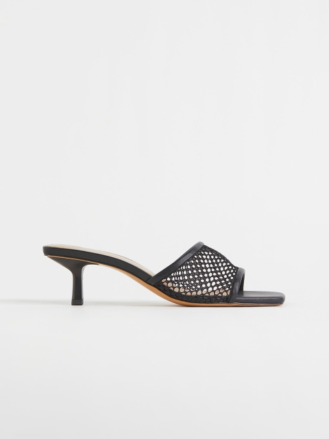 

H&M Women Black Mules Heels