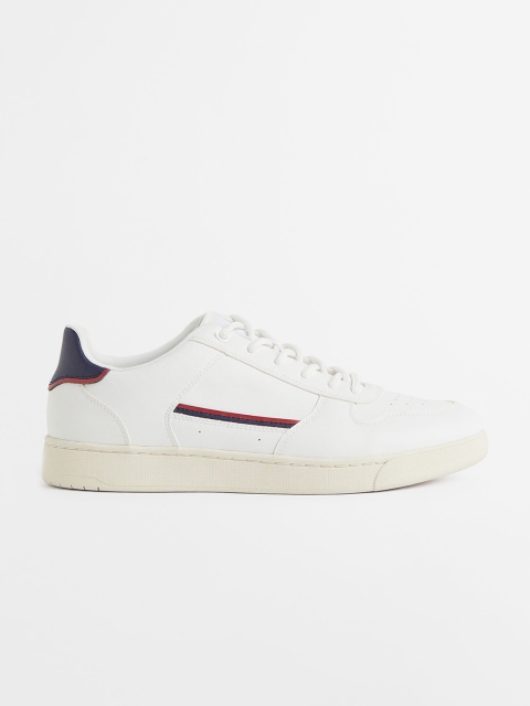 

H&M Men White Colourblocked Trainers