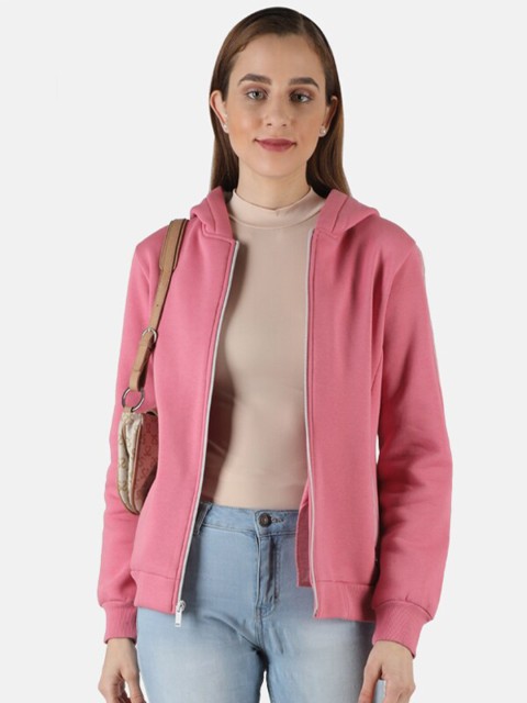 

Monte Carlo Women Pink Hooded Sweatshirt