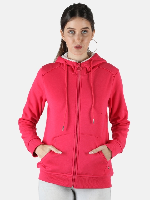 

Monte Carlo Women Fuchsia Hooded Sweatshirt