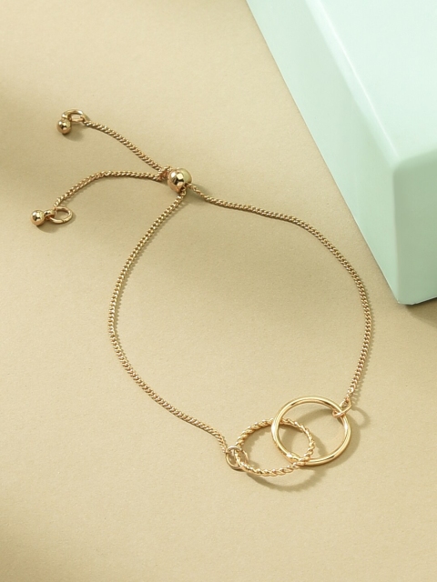 

Accessorize Women Gold-Toned Romantic Ramble Joined Circles Bracelet