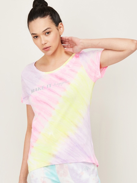 

Kappa Woman Multicoloured Tie and Dye Training or Gym T-shirt, Multi