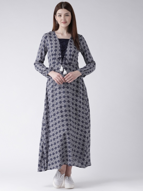 

DODO & MOA Blue Floral Maxi Dress
