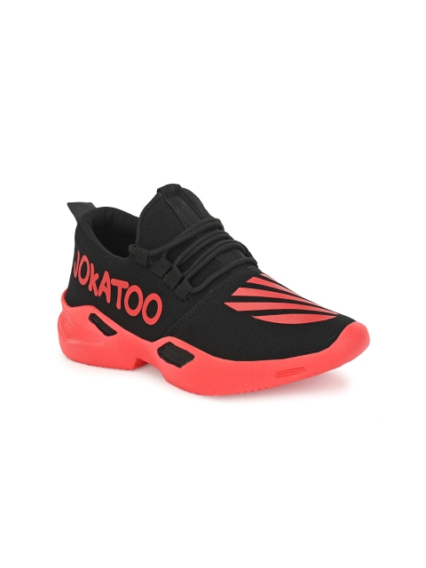 

JOKATOO Men Black Mesh Walking Shoes