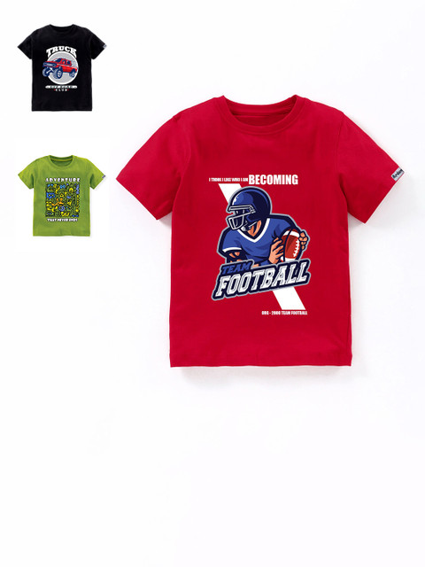

Ardan Lucy Boys Multicoloured 3 Printed Applique T-shirt, Multi