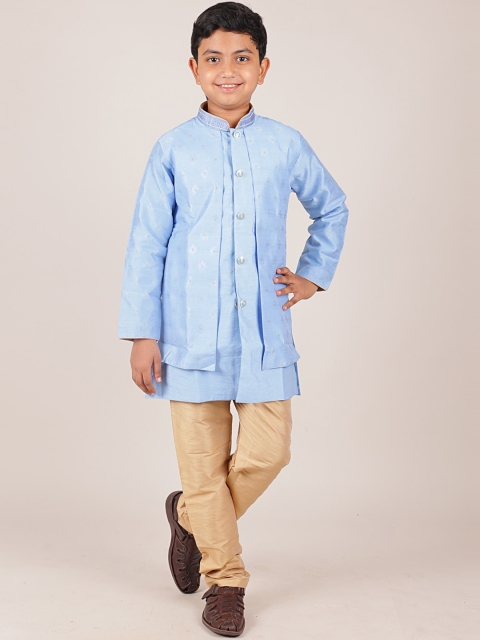 

Pothys Boys Blue & Khaki Sherwani