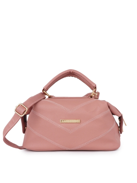 

Lapis O Lupo Pink Textured Structured Handheld Bag