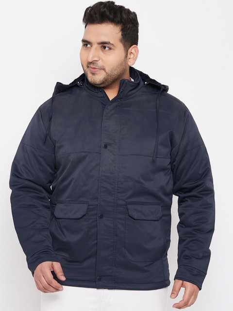 

Okane Men Navy Blue Padded Jacket