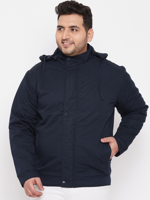 

Okane Men Navy Blue Puffer Jacket