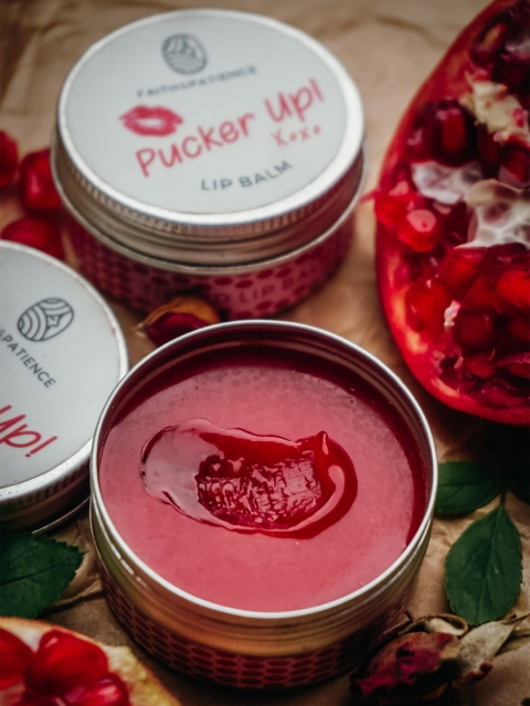 

FAITH&PATIENCE Pucker Up Xoxo Vegan Lip Balm - 25 g, Pink