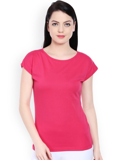 

Style Quotient Women Pink Solid T-shirt