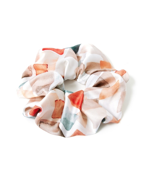 

Accessorize Women White Red Printed Scrunchie