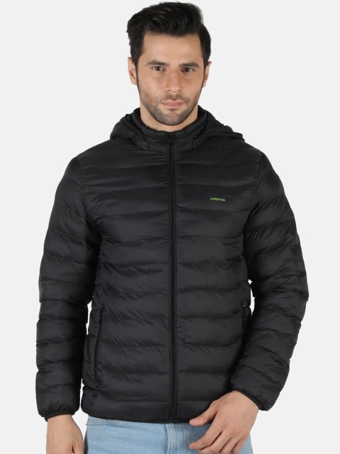 

Monte Carlo Men Black Solid Lightweight Puffer Jacket