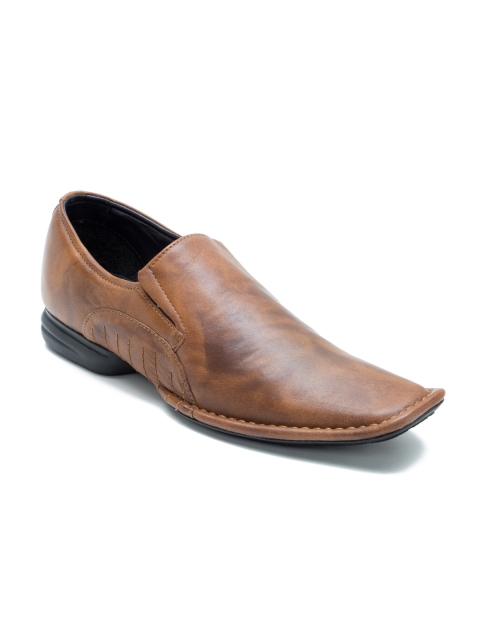 

Franco Leone Men Tan Brown Leather Formal Shoes