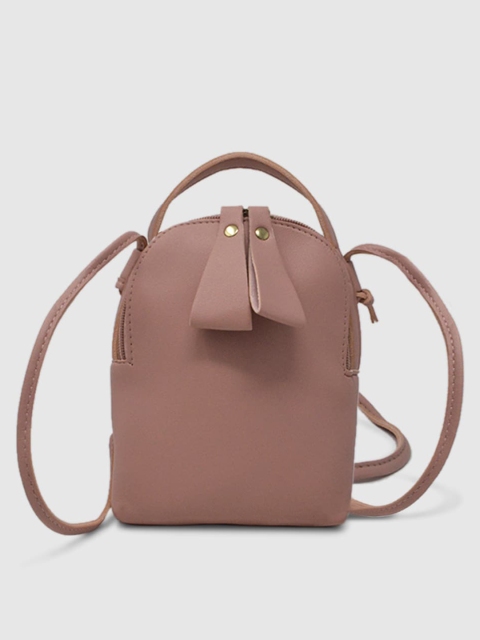 

LYKKEIN Rose PU Structured Sling Bag