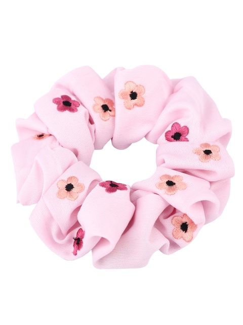 

MASQ Women Pink & Green Set of 2 Ponytail Holder With Mask