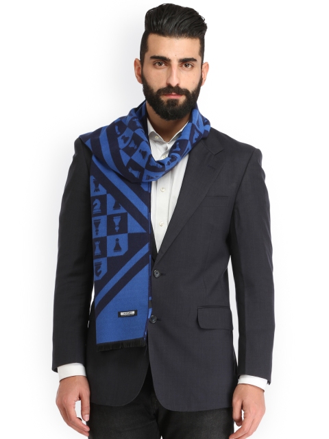 

Alvaro Castagnino Blue Printed Muffler