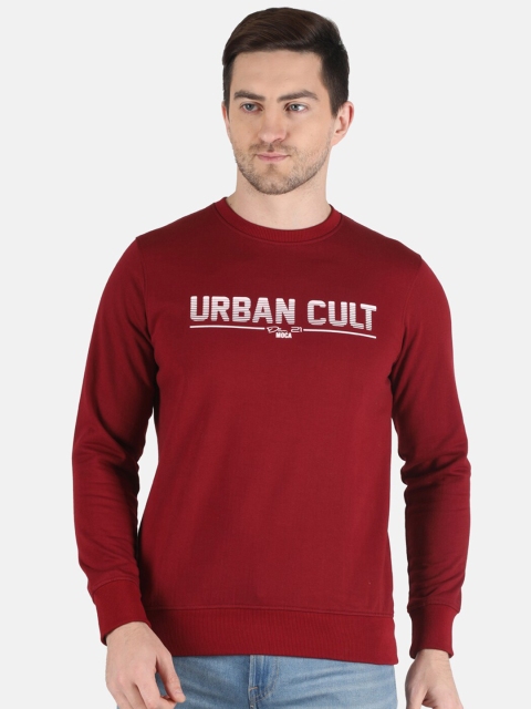 

Monte Carlo Men Maroon Printed Sweatshirt
