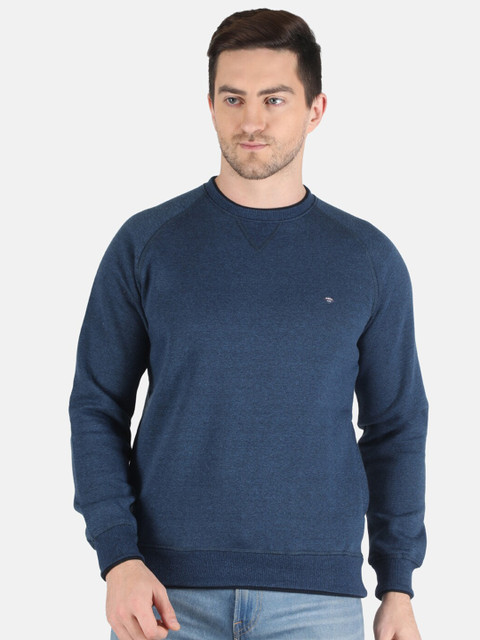 

Monte Carlo Men Blue Solid Sweatshirt