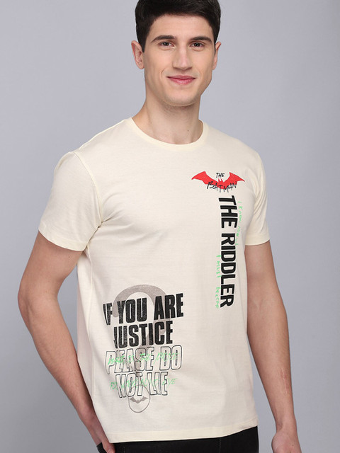 

Free Authority Men Off White Batman Printed T-shirt