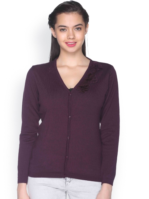 

Club York Purple Cardigan