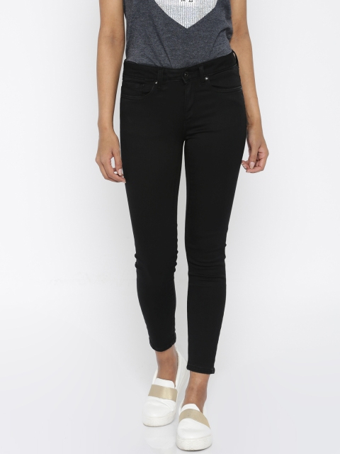 

ONLY Women Black Super Skinny Fit Stretchable Jeans