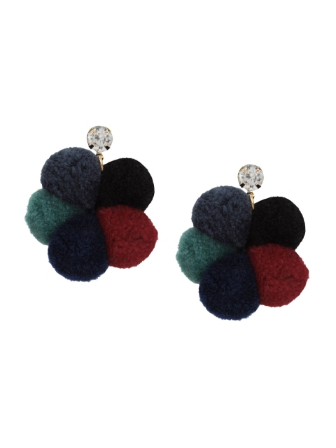 

Arendelle Black & Red Contemporary Drop Earrings