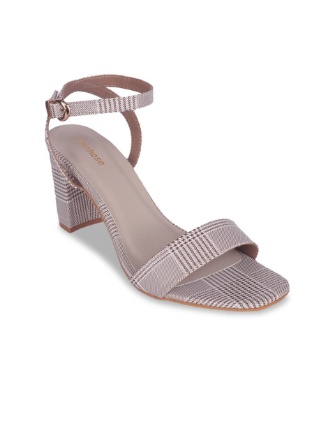 

Sanhose Cream-Coloured Block Heels