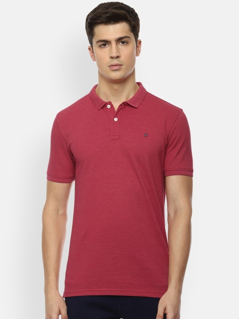 

Louis Philippe Sport Men Maroon Polo Collar Slim Fit T-shirt