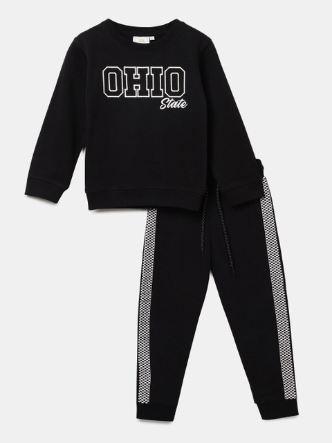 

BYB PREMIUM Boys Black Printed Sweatshirt