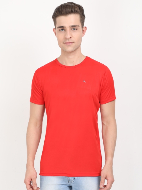 

Masculino Latino Men Red Pockets Training or Gym T-shirt