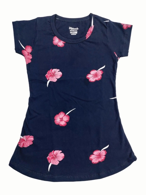 

Zoom Minimondo Navy Blue Floral Print Top