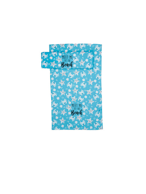 

Ariana Turquoise Blue & White Pack of 2 Printed Kitchen Towel