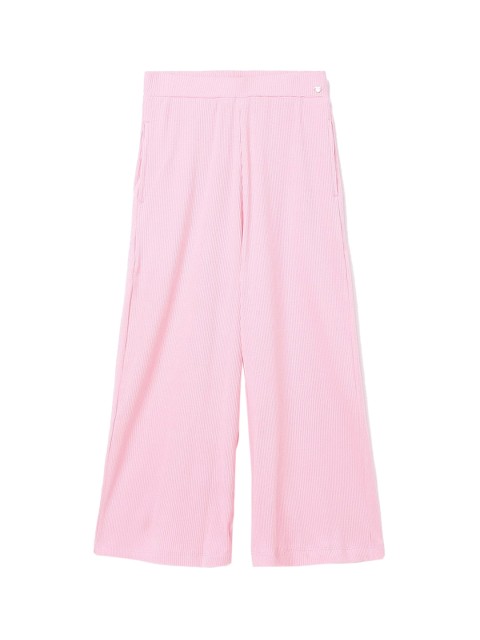

Bossini Girls Pink Solid Cotton Culottes Trousers