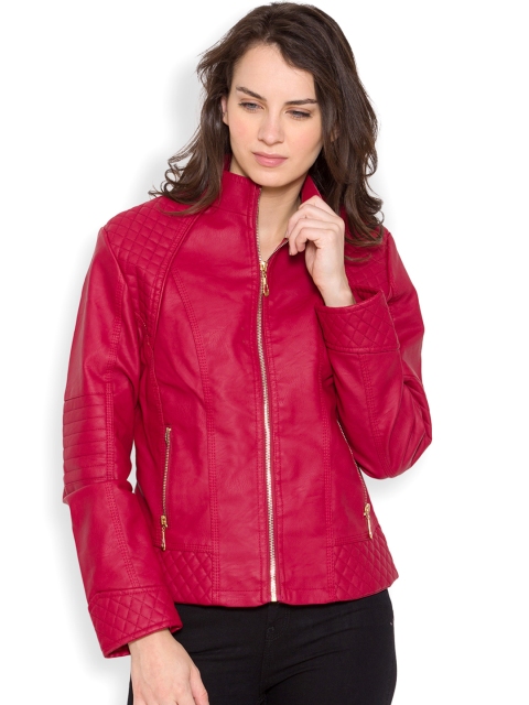 

The Indian Garage Co. Magenta Biker Jacket