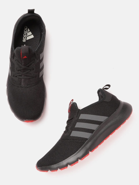 

ADIDAS Men Black & Grey Woven Design Dextera Running Shoes