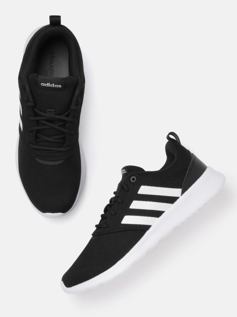 

ADIDAS Women Black Woven Design QT Racer 2.0 Sustainable Sneakers