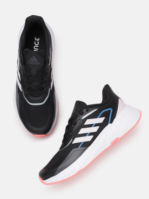 

ADIDAS Women Black Woven Design X9000L1 Sustainable Running Shoes