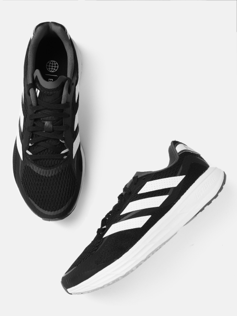 

ADIDAS Men Black & White SL20.3 M Woven Design Sustainable Running Shoes