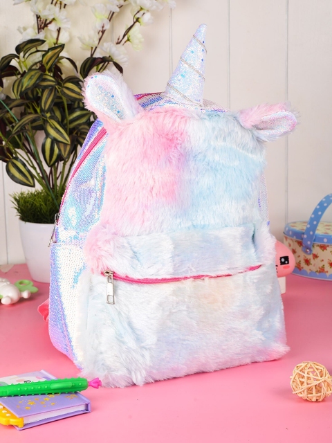 

POPLINS Unisex Kids Blue & Pink Backpack