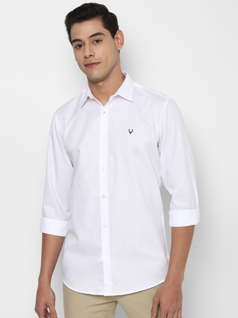 

Allen Solly Men White Slim Fit Casual Shirt