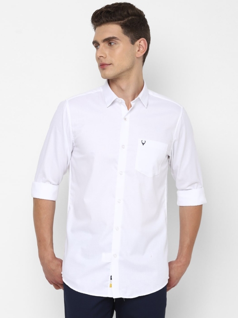 

Allen Solly Men White Slim Fit Casual Shirt