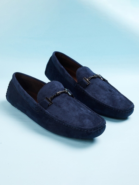 

CODE by Lifestyle Men Navy Blue Solid Formal Loafers