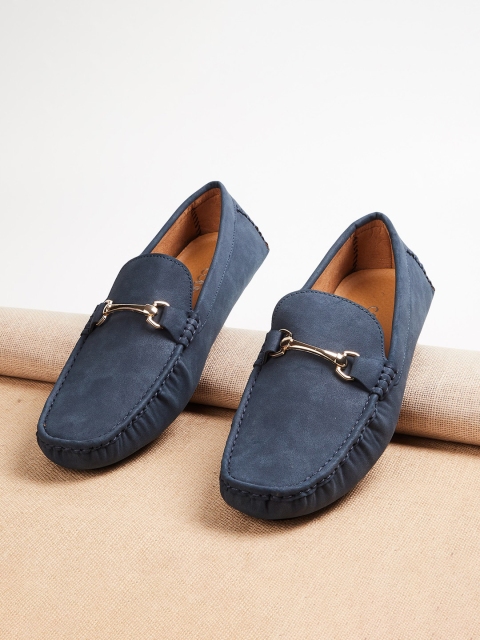 

CODE by Lifestyle Men Navy Blue Solid Formal Loafers