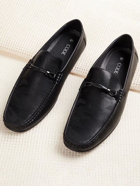 

CODE by Lifestyle Men Black Formal Loafers Shoes