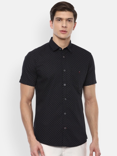 

Louis Philippe Sport Men Black Slim Fit Printed Casual Shirt